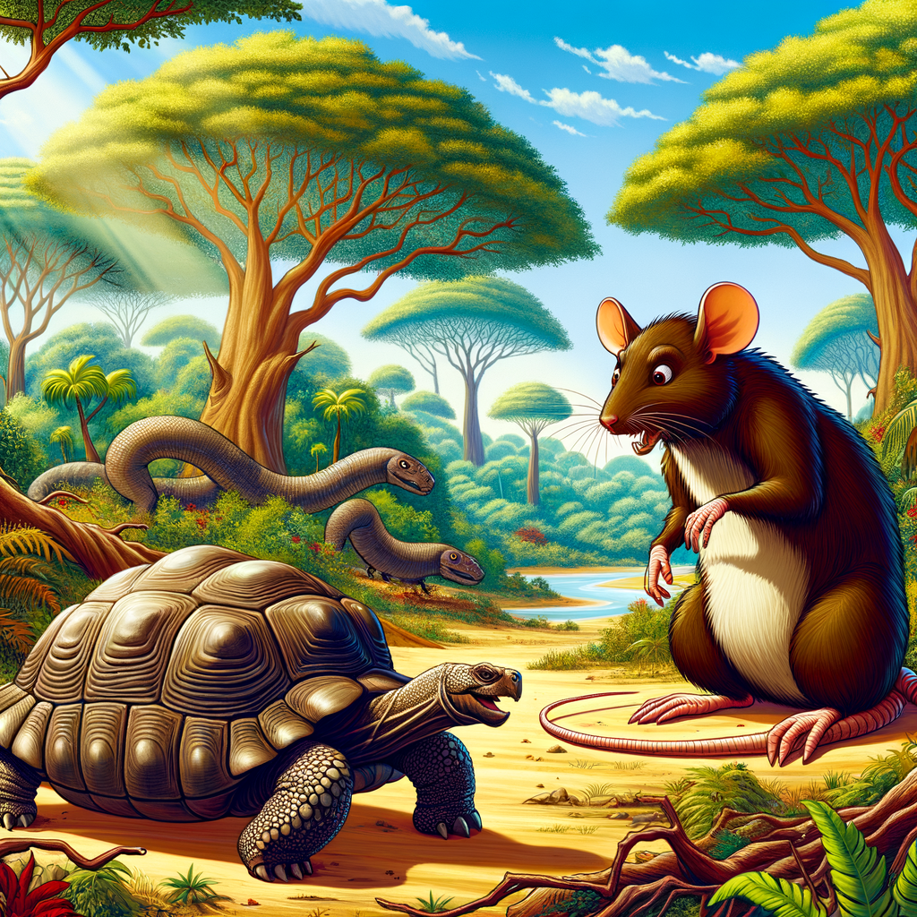 Okété the giant rat and Ijapa